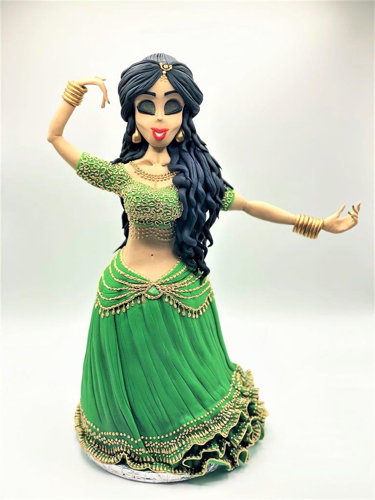 Custom dancer ballerina sculpted cake San Francisco bakery